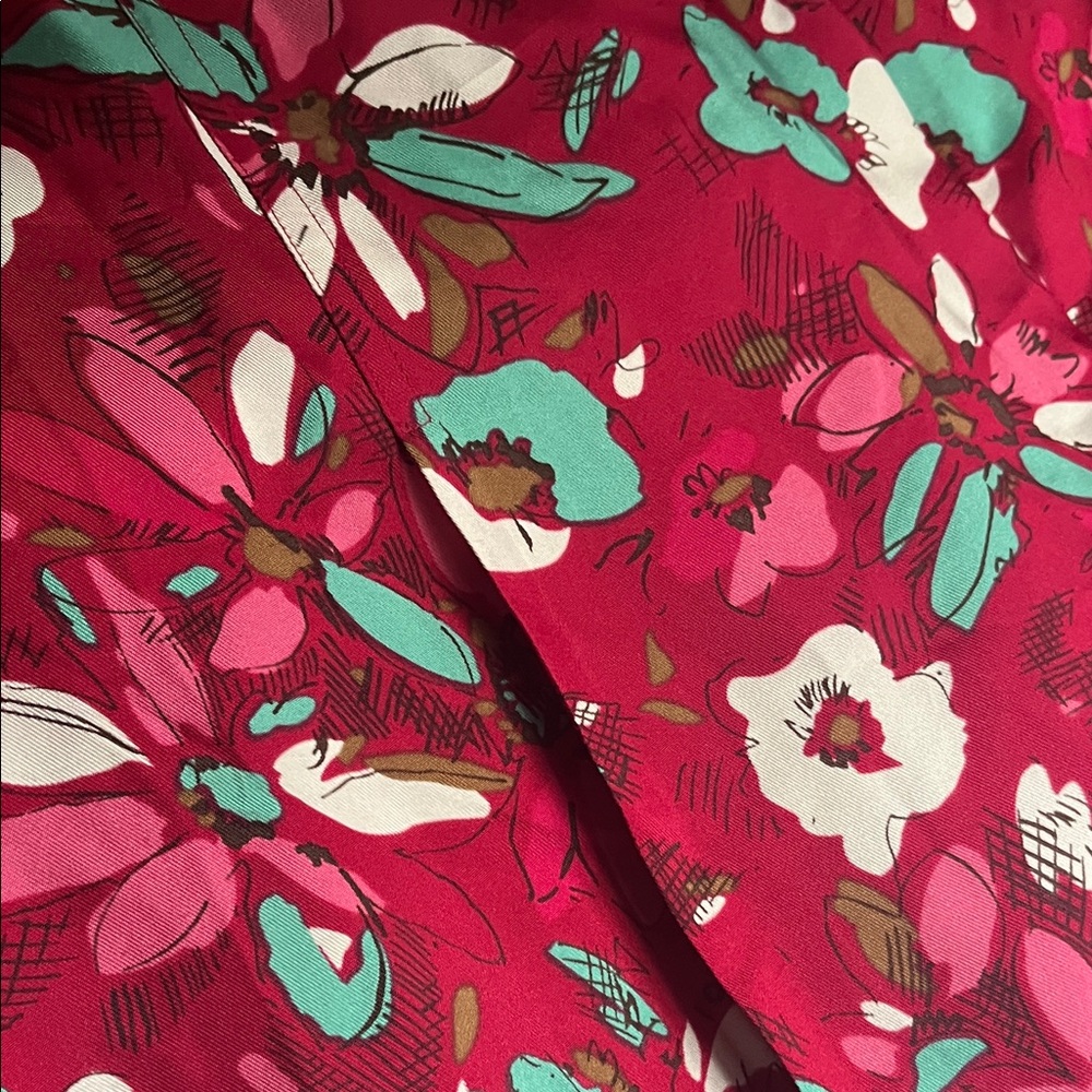 100% Floral A-Line Midi Skirt - Merona - Picture 3 of 4